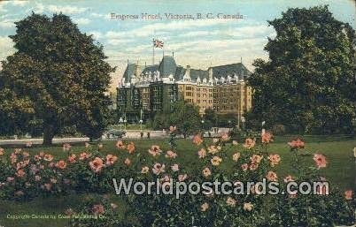 Empress Hotel Victoria British Columbia, Canada Unused 