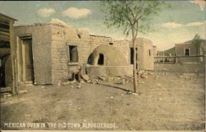 Albuquerque New Mexico NM Indigenous Mexican Oven c1910 Vintage Postcard