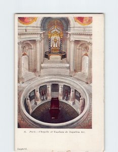 Postcard Chapel and Tomb of Napoleon Paris France