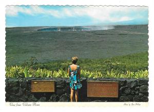 HI Halemaumau Crater Volcanoes National Park Vtg Hawaii 4X6 Postcard