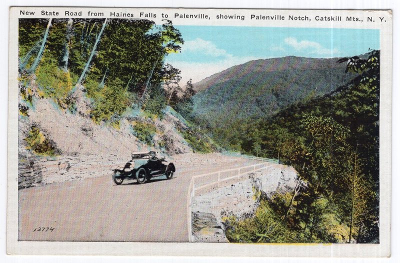 New State Road from Haines Falls to Palenville, showing Palenville Notch, N.Y.