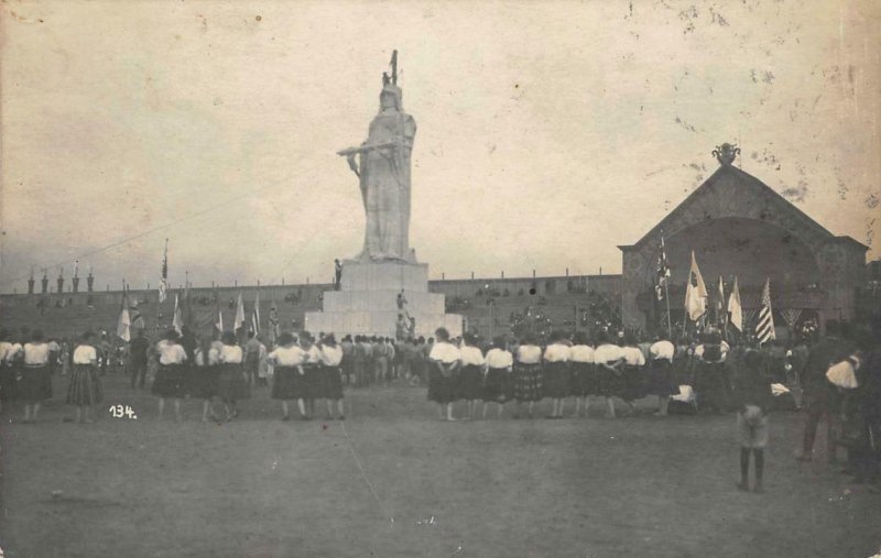 RPPC Praha Karlovo náměstí Prague Czech Republic 1920 Vintage Photo Postcard