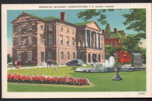 Prince Edward Island CHARLOTTETOWN Provincial Buildings Valentine White Border