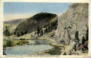 On the Big Hole River Butte MT Writing On Back