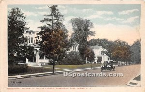 Residential Section of Fulton Avenue - Hempstead, New York NY  