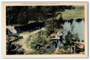 c1950's Pines Hotel Golf Course Digby Nova Scotia Canada Vintage Postcard