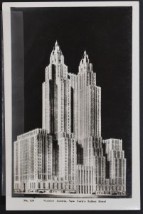 New York, NY - Waldorf Astoria, New York's Tallest Hotel - RPPC