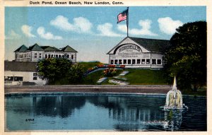 New London, Connecticut - The Duck Pond at Ocean Beach - c1920