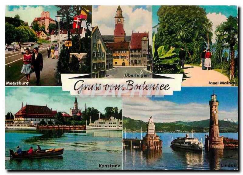 Modern Postcard Gruss Vom Bodensee