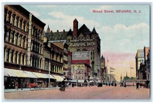 c1910 Simon-Reigel Cigar Co. Watsons, Broad Street Newark New Jersey NJ Postcard