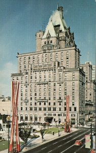 1960s HOTEL VANCOUVER CANADA HILTON PANORAMA ROOF TIMBER CLUB POSTCARD P427