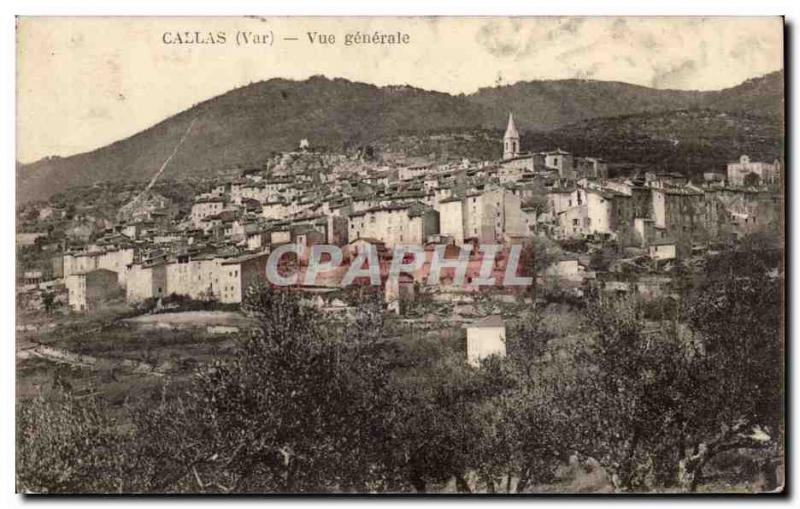 Callas Old Postcard General view