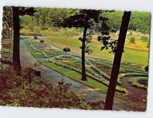 Postcard Summer view of Terrace Garden, Sterling Forest Gardens, Tuxedo, N. Y.