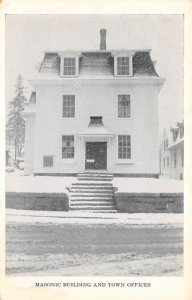 Masonic Building And Town Offices Stonington, Maine USA Unused 