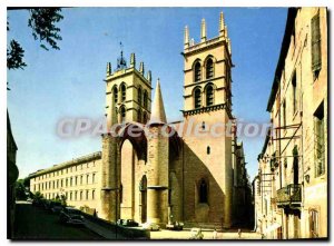 Postcard Modern Montpellier Herault Saint Pierre cathedral