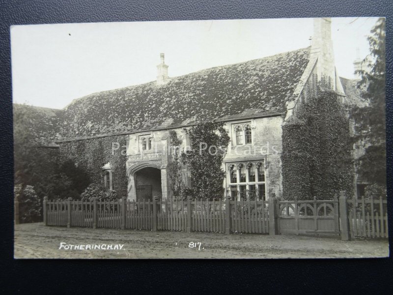 Northamptonshire Oundle FOTHERINGHAY - Old RP Postcard