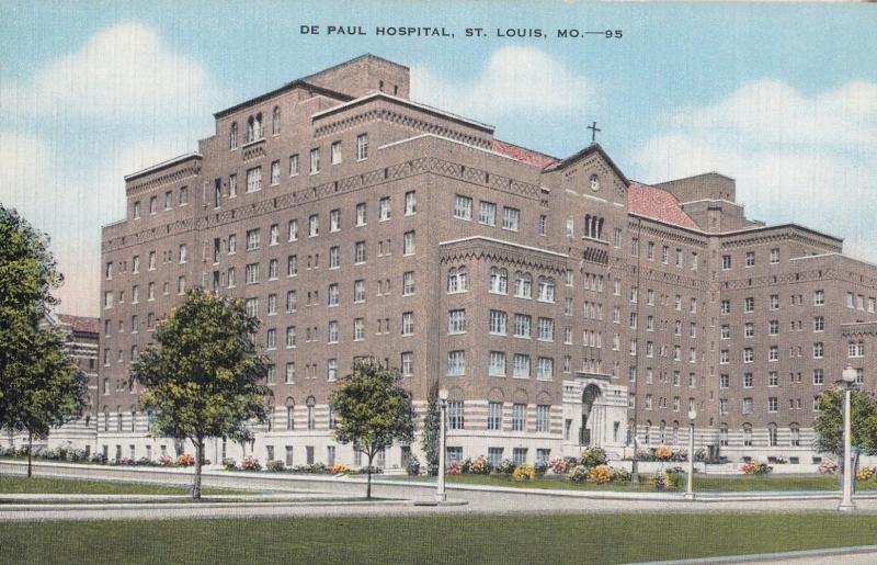 De Paul Hospital St Louis MO Missouri USA Postcard