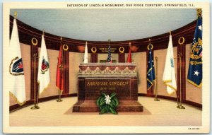 M-6277 Interior of Lincoln Monument Oak Ridge Cemetery Springfield Illinois