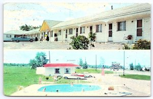 Fawn Motel & Restaurant Watkins Glen New York NY Seneca Lake Attraction Postcard