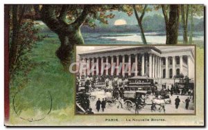 Old Postcard New Paris Bourse