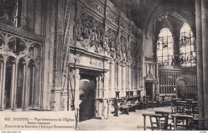 DIEPPE , France , 00-10s ; Vue interieure de l'Eglise Saint-Jacques