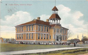 J31/ Hillsboro Oregon Postcard c1910 Pblic School Building 320