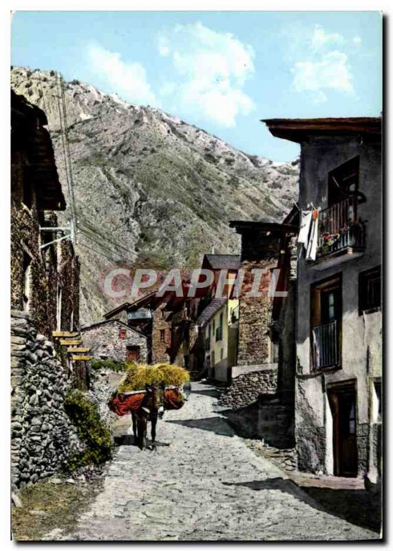 Postcard Modern Valls D & # 39Andorra Canillo Vista parcial Anforre