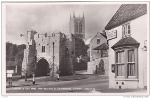 RP, Adam & Eve Inn, Pottergate & Cathedral Tower, LINCOLN (Lincolnshire), Eng...