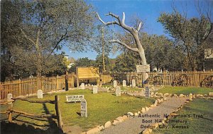 Authentic hangman's tree Boot Hill Cemetery Dodge City Kansas  