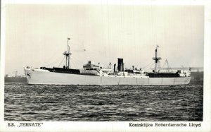 Koninklijke Rotterdamsche Lloyd S.S. Ternate Ship Vintage RPPC 08.28