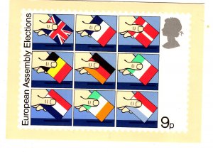 European Assembly Elections 9p Stamp, UK Post Office Picture Series, 1979