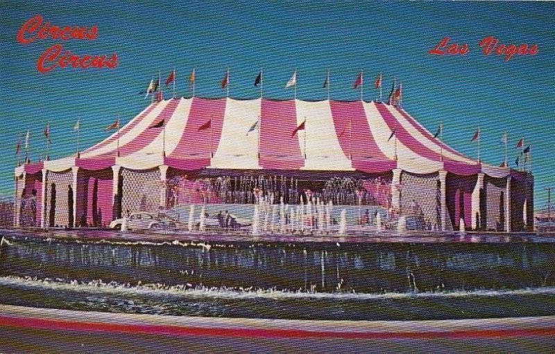 Postcard Circus Circus On the Strip Las Vegas Nevada NV