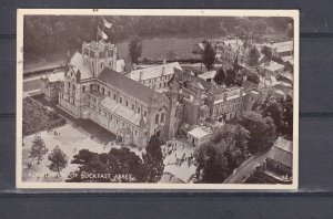 GREAT BRITAIN, DEVON, BUCKFAST ABBEY, AERIAL VIEW, c1930 ppc., unused.