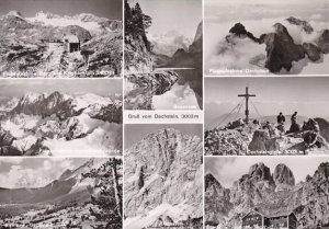 Austria Gruss vom Dachstein Multi View Real Photo