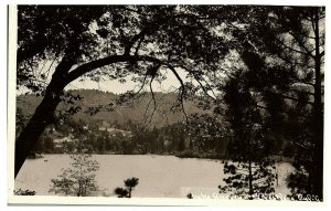 Lake Gregory Crestline CA RPPC Real Photo Postcard