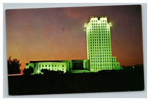 Vintage 1960's Postcard State Capitol Building Skyscraper Bismarck North Dakota