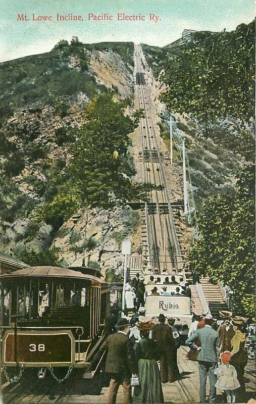 California Pasadena Mount Lowe Railway Rieder #3580 C-1910 Postcard 21-2080