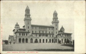 Atlanta GA New Terminal RR Train Station Depot c1905 Postcard