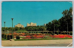 Legislative Garden, Regina Saskatchewan Canada, Vintage 1961 Chrome Postcard