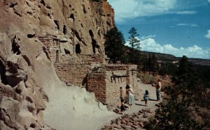 USA Bandelier National Monument Near Santa Fe Chrome Postcard 08.65