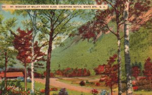 Vintage Postcard 1946 Mt. Webster Willey House Crawford Notch White Mts. NH