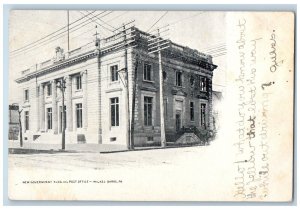 Wilkes Barre Pennsylvania PA Postcard New Government Building Post Office 1906