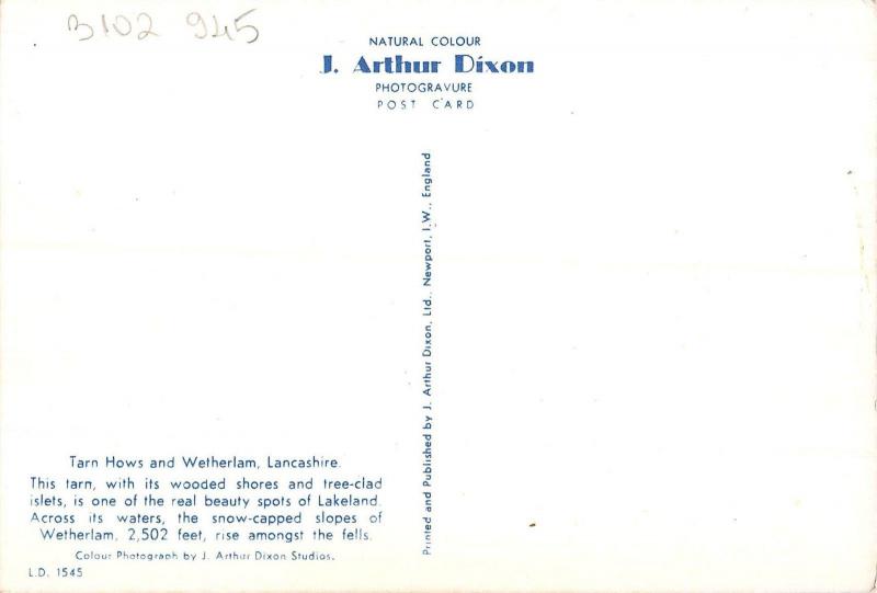 B102945 tarn hows and wetherlam lancashire   uk