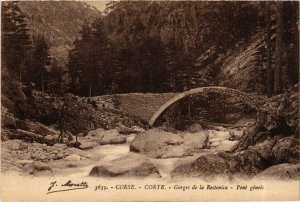 CPA CORSE - CORTE - Gorges de la Restonica Pont génois (710546)