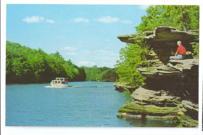 Wisconsin Dells River Canyon Hawks Bill Cliffs (4 Cards)