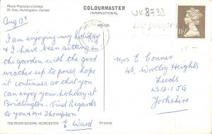 uk8733 river severn worcester uk