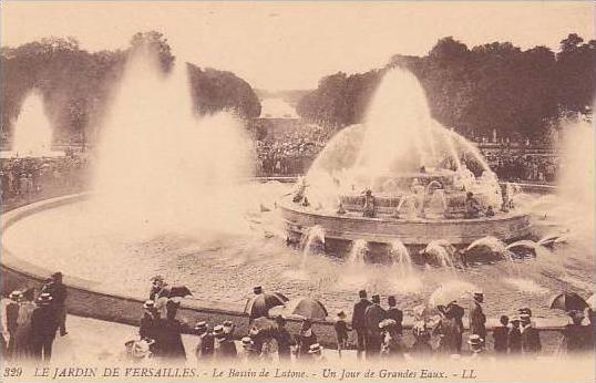 France Versailles Le Bassin de Latone Un Jour de Grandes Eaux