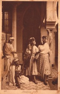 Algeria Scenes & Types Danseuses Arabes Native Girl Vintage Postard 03.66