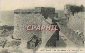 Postcard Old Saint Malo and the Powder Tower Bidouane