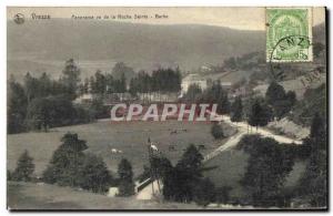 Old Postcard Viesse Panorama view of St. Barbara Roche